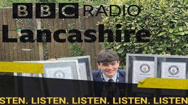 Monty Lord on BBC Radio Lancashire, 31st August 2021