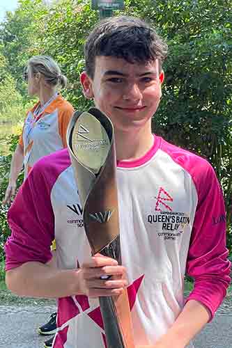 Monty Lord Commonwealth Games Baton holder